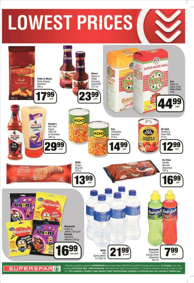 SPAR Catalogue from 2021/10/12