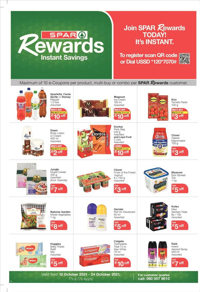 SPAR Catalogue from 2021/10/12