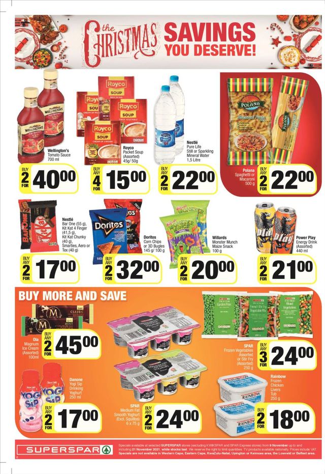 SPAR Catalogue from 2021/11/09